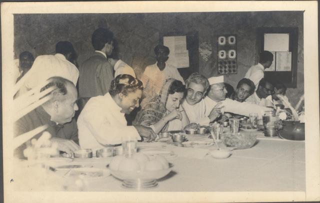 Indira Gandhi having lunch at TISS.jpg