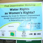 Water Rights as Women's Rights? Workshop